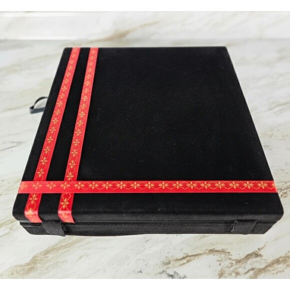 12" Marble Chess set, storage box, black/white, Christmas, Holiday Gift edition - Picture 12 of 16